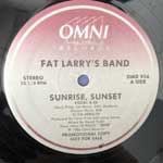 Fat Larry s Band  Sunrise, Sunset  (12", Promo)
