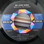 Tony Christie  My Love Song  (7", Single)