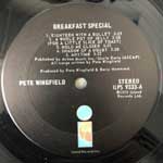 Pete Wingfield  Breakfast Special  (LP, Album)