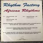 Rhythm Factory By DJ Lodola  African Rhythm  (12")
