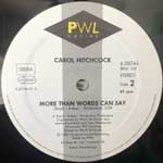 Carol Hitchcock  Get Ready (Extended Remix)  (12")