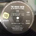 The House Crew  All We Wanna Do Is Dance  (12", Maxi)