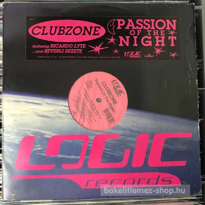 Clubzone Featuring Ricardo Lyte - Passion Of The Night  (12") (vinyl) bakelit lemez