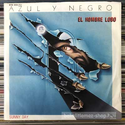 Azul Y Negro - El Hombre Lobo  (7", Single) (vinyl) bakelit lemez