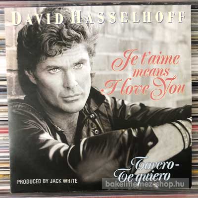 David Hasselhoff - Je T Aime Means I Love You  (7", Single) (vinyl) bakelit lemez