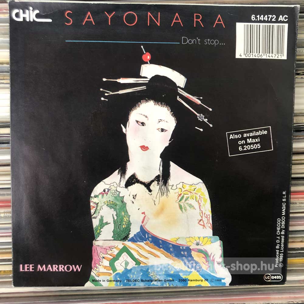 Lee Marrow - Sayonara (Don t Stop...)