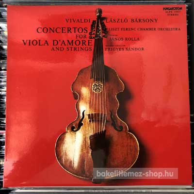 Vivaldi - Concertos For Viola D Amore And Strings  LP (vinyl) bakelit lemez