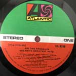 Aretha Franklin  Aretha s Greatest Hits  (LP, Comp)