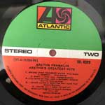 Aretha Franklin  Aretha s Greatest Hits  (LP, Comp)