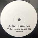 Lumidee  Never Leave You (Booty Dub)  (12", Single Sided)