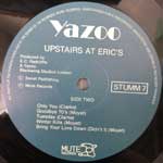 Yazoo  Upstairs At Eric s  (LP, Album)