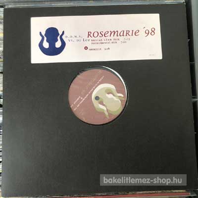 D.O.N.S. VS. DJ Lee - Rosemarie 98  (12") (vinyl) bakelit lemez