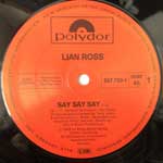 Lian Ross  Say Say Say  (12", Maxi)