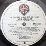 Rod Stewart  Blondes Have More Fun  (LP, Album)