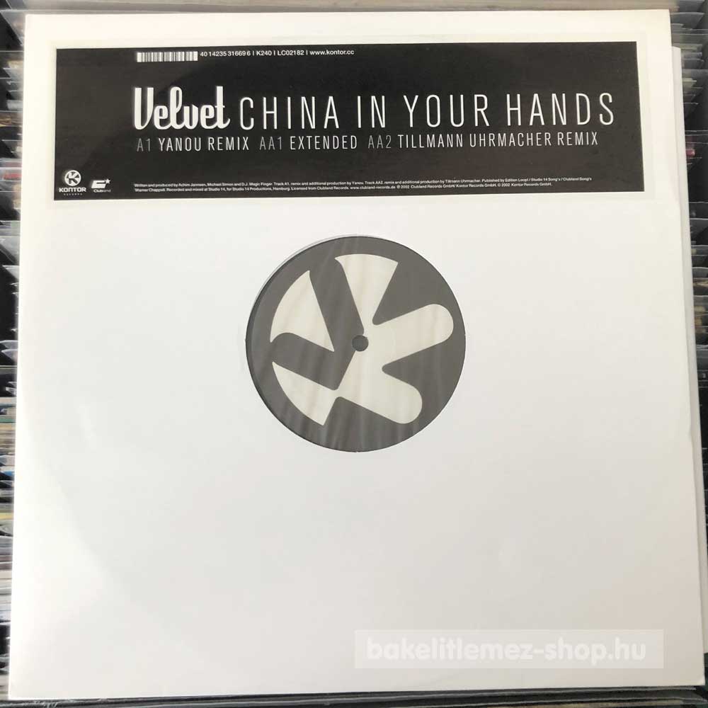 Velvet - China In Your Hands