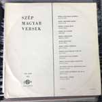 Various  Szép Magyar Versek  (LP, Album)