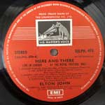 Elton John  Here And There  (LP, Album)