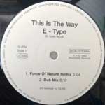 E-Type  This Is The Way  (2 x 12", Promo)