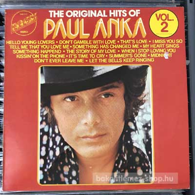 Paul Anka - The Original Hits Of Paul Anka Volume 2  (LP, Comp) (vinyl) bakelit lemez