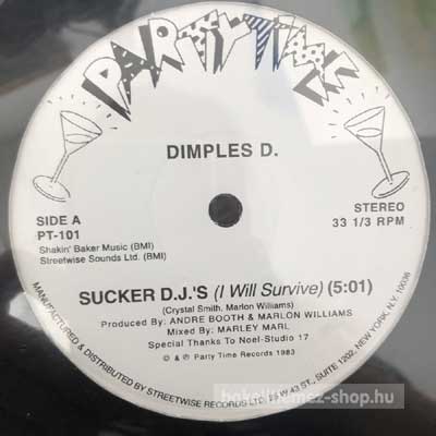Dimples D. - Sucker D.J. s (I Will Survive)  (12") (vinyl) bakelit lemez