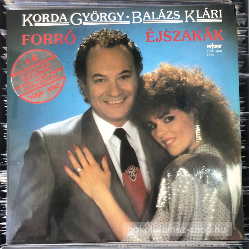 Korda György És Balázs Klári - Forró Éjszakák