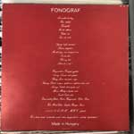 Fonográf  Fonográf 1  (LP, Album)