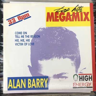 Alan Barry - Top Hits Megamix  (12", Mixed) (vinyl) bakelit lemez