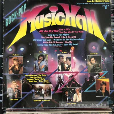 Various - Rock Pop Music Hall  (LP, Comp) (vinyl) bakelit lemez