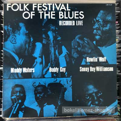 Various - Folk Festival Of The Blues  (LP, Album, Re) (vinyl) bakelit lemez
