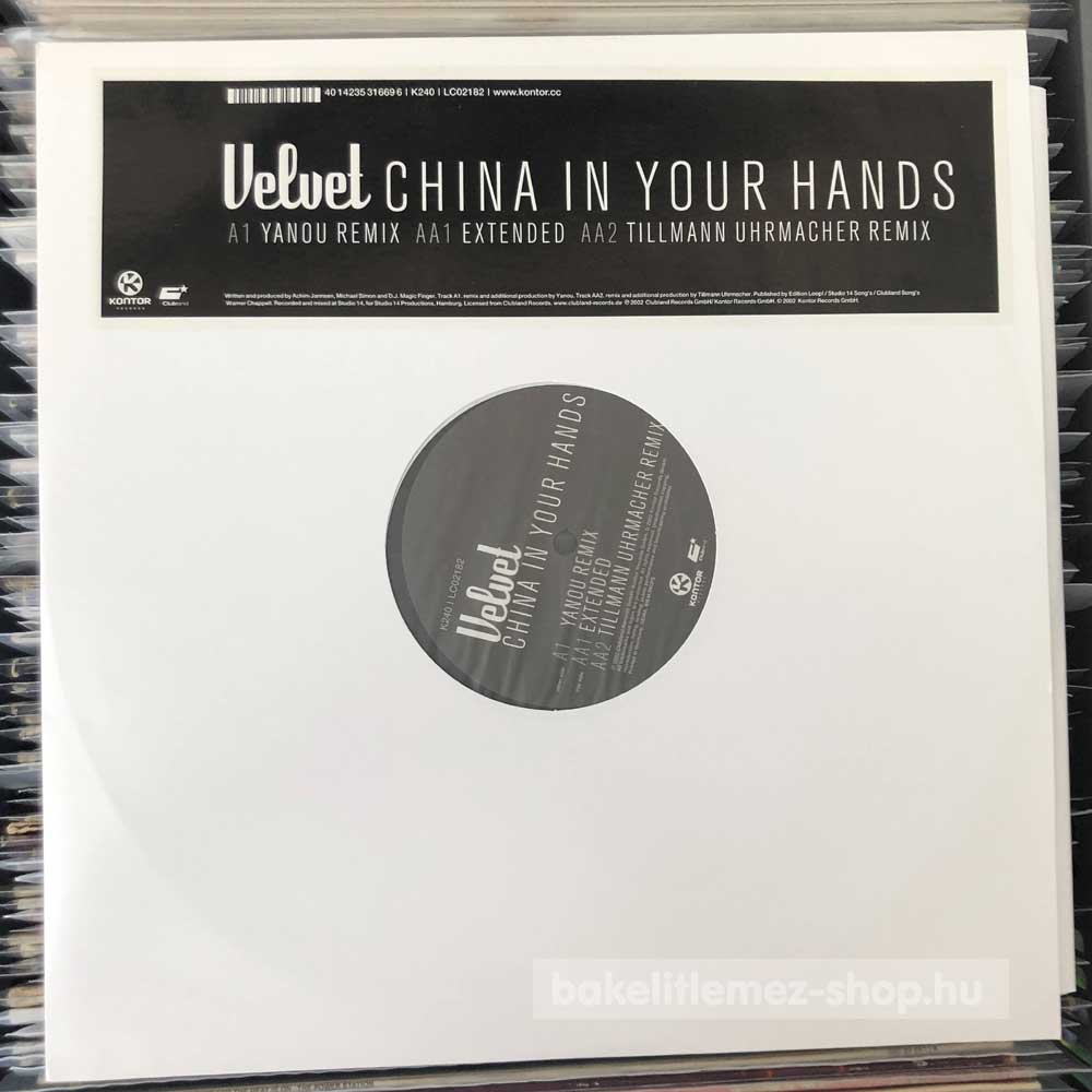 Velvet - China In Your Hands