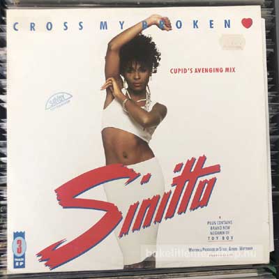 Sinitta - Cross My Broken Heart  (12") (vinyl) bakelit lemez