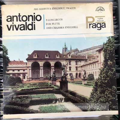 Antonio Vivaldi, Ars Rediviva Ensemble - 5 Concertos For Flute And Chamber Ensemble  (LP, Re) (vinyl) bakelit lemez