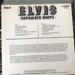 Elvis  Separate Ways  (LP, Album, Re)