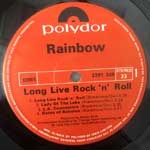 Rainbow  Long Live Rock N Roll  (LP, Album)