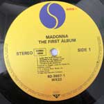 Madonna  The First Album  (LP, Album, Re)