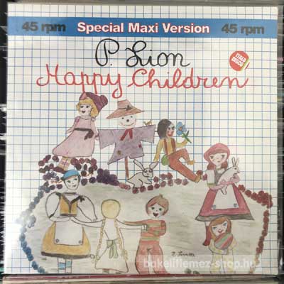 P. Lion - Happy Children  (12", Maxi, Re) (vinyl) bakelit lemez