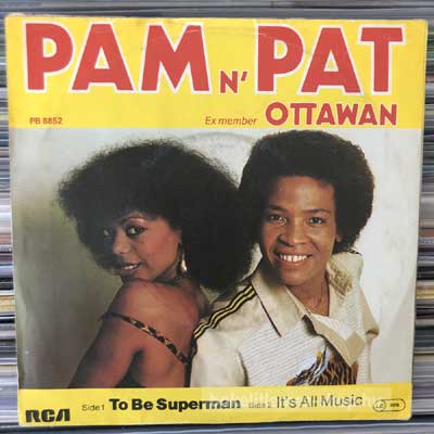 Pam N Pat - To Be Superman  (7", Single) (vinyl) bakelit lemez