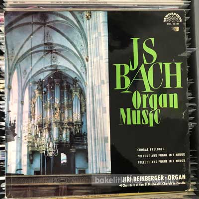 Johann Sebastian Bach - Organ Music  (LP, Mono) (vinyl) bakelit lemez