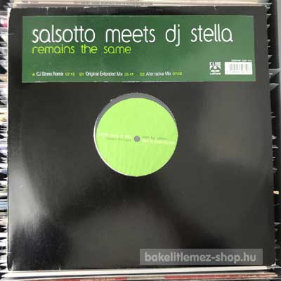 Salsotto Meets DJ Stella - Remains The Same  (12") (vinyl) bakelit lemez