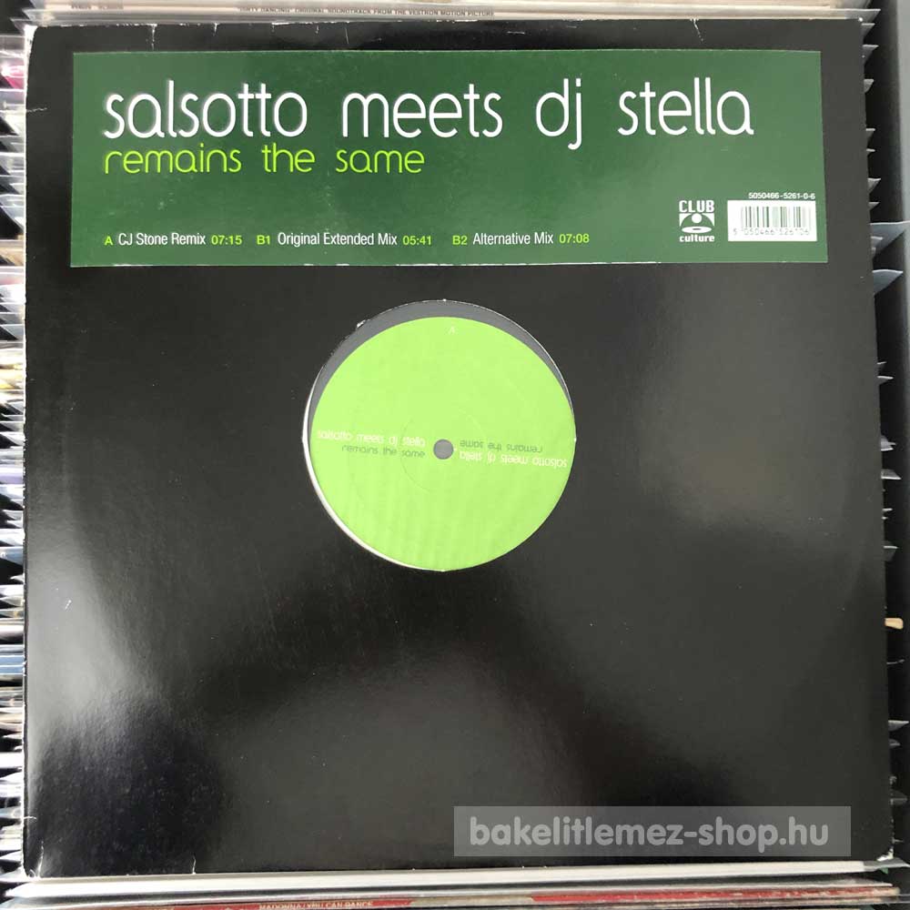 Salsotto Meets DJ Stella - Remains The Same