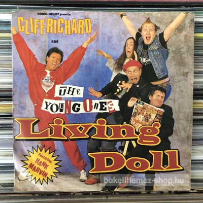 Cliff Richard And The Young Ones - Living Doll  (7", Single) (vinyl) bakelit lemez
