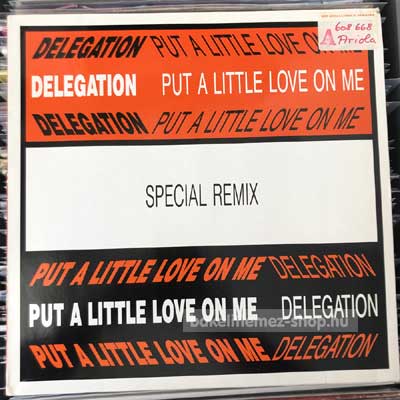 Delegation - Put A Little Love On Me (Special Remix)  (12") (vinyl) bakelit lemez