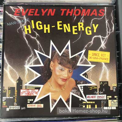 Evelyn Thomas High Energy (12", Maxi) (vinyl) bakelit lemez Evelyn Thomas - High Energy (12", Maxi) (vinyl) bakelit lemez