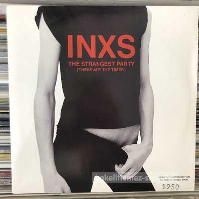 INXS - The Strangest Party (These Are The Times)  (7", Ltd, Num, Red) (vinyl) bakelit lemez