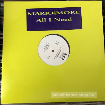 Mario + More - All I Need  (12", Promo) (vinyl) bakelit lemez
