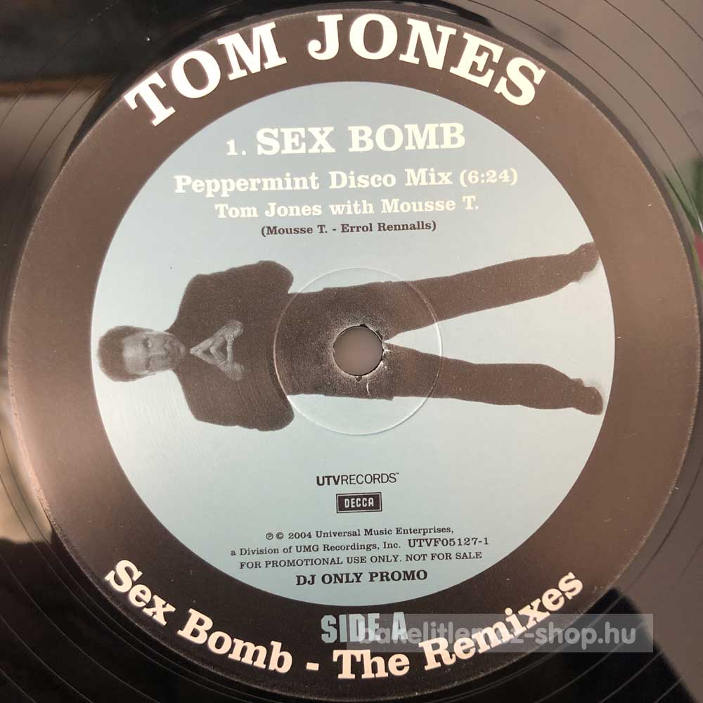 Tom Jones Sex Bomb (The Remixes) US - Bakelit lemez shop