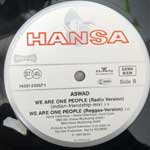 Aswad  We Are One People  (12")