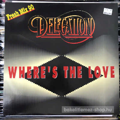Delegation - Where s The Love (Fresh Mix 90)  (12") (vinyl) bakelit lemez