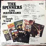 The Spinners  Live Performance  (LP, Album)