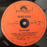 Yoko Ono  It s Alright (I See Rainbows)  (LP, Album)